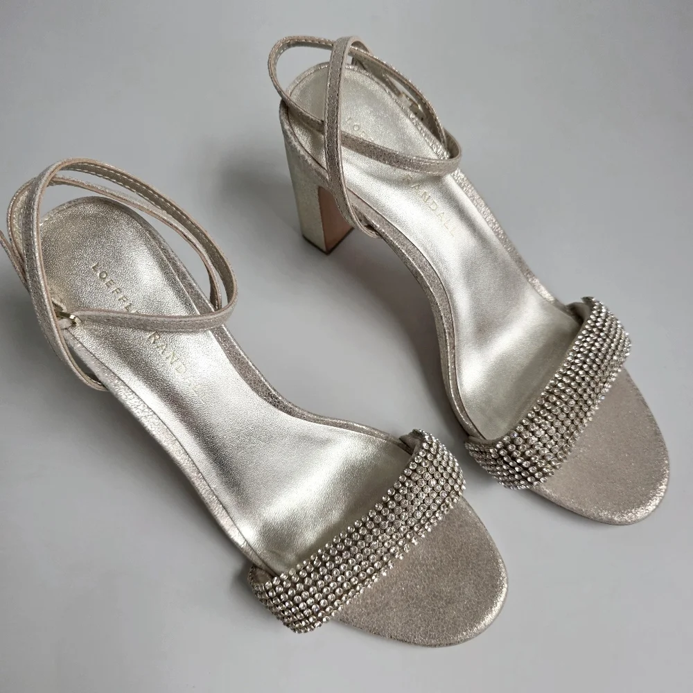 Loeffler Randall Shay Rhinestone Heels 7